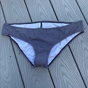 J Crew tiny gingham bikini bottom